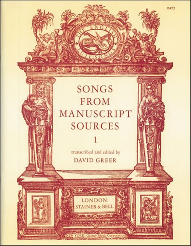 Songs From Manuscript Sources: 1
